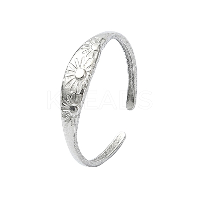304 Stainless Steel Cuff Rings RJEW-M019-25P-1
