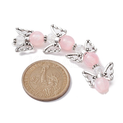 3 Strands 3 Colors DIY Resin Beaded Strands Set AJEW-JB01179-03-1