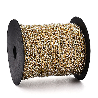 Plated Seed Beads Cords OCOR-R039-J03-1