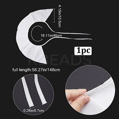 1Pc Polyester Computerized Embroidery Collar DIY-GF0007-72-1