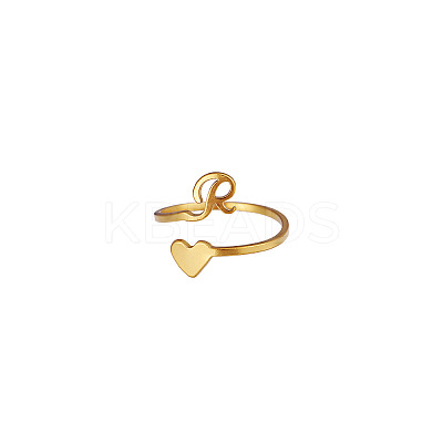 304 Stainless Steel Cuff Open Rings WGB82CC-01-1