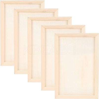 Wood Painting Canvas Panels LS-WOOD-WH0109-07-1