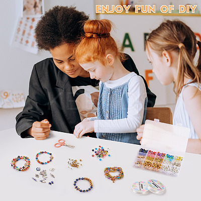 DIY Evil Eye Bracelet Making Kit DIY-TA0004-42-1