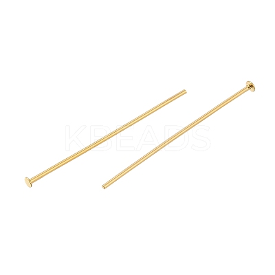 Brass Flat Head Pins KK-H502-01D-G-1