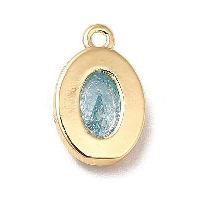 Glass Charms KK-M233-01G-A-1