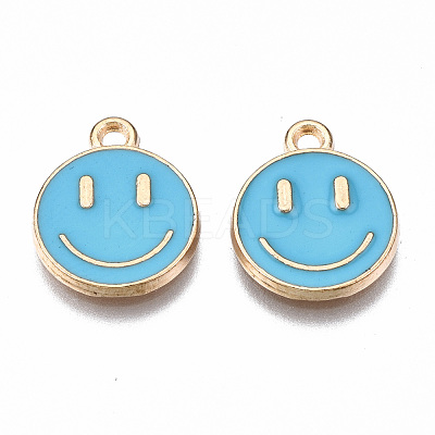 Alloy Enamel Charms X-ENAM-S121-165-RS-1