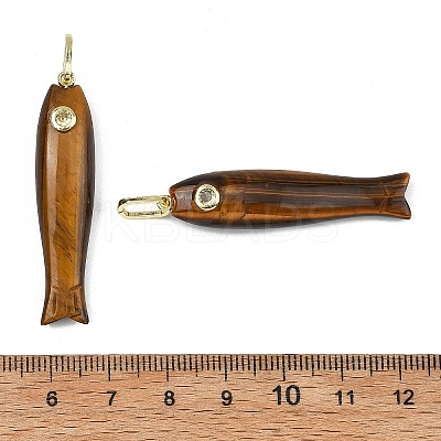 Natural Tiger Eye Carved Pendants GG-CBA8D06-01G-13-1