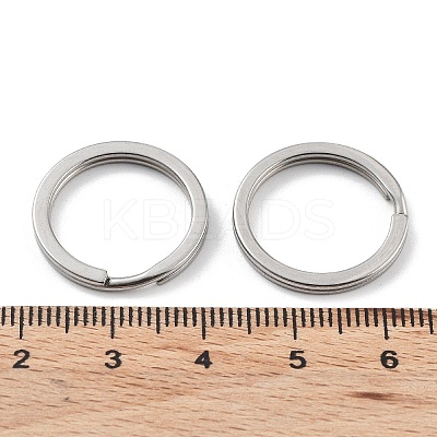 Non-Tarnish 304 Stainless Steel Split Key Rings STAS-Q314-01D-P-1