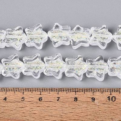 Handmade Foil Glass Beads Strands FOIL-Q002-07F-1