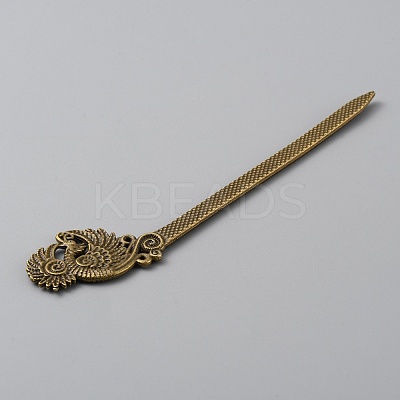 Alloy Phoenix Hair Sticks LS-MRMJ-WH0077-100I-AB-1