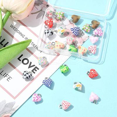 26Pcs 13 Colors Handmade Polymer Clay Charms CLAY-FS0001-45-1