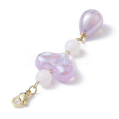 Acrylic Pendant Decorations HJEW-JM01132-1