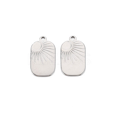 Non-Tarnish 201 Stainless Steel Pendants STAS-S119-147P-1