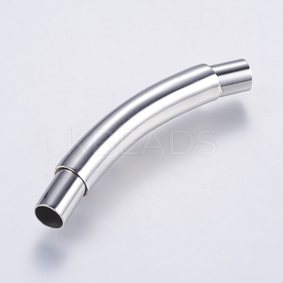 Tarnish Resistant 304 Stainless Steel Bayonet Clasps STAS-P188-07P-4mm-1