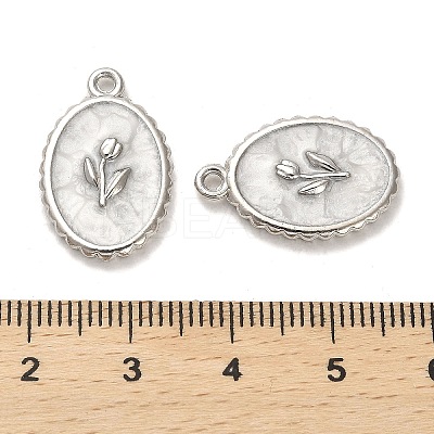 Alloy Enamel Pendants ENAM-R145-05P-1