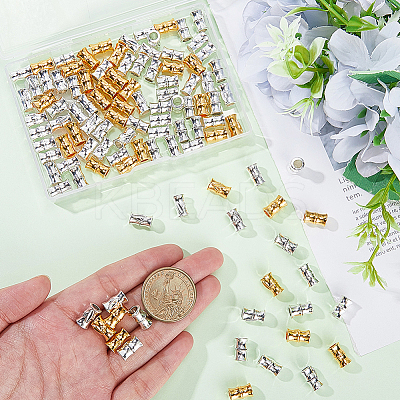 120Pcs 3 Colors Alloy European Beads FIND-SP0002-38-1