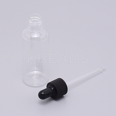 Empty Plastic Dropper Bottles AJEW-WH0168-21-1