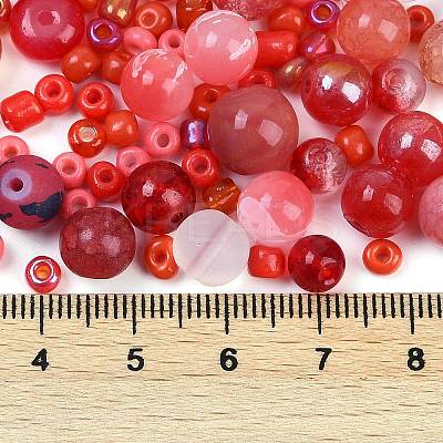 DIY Lampwork Beads & Glass Seed Beds Jewelry Making Findings Kits SEED-K010-01E-1
