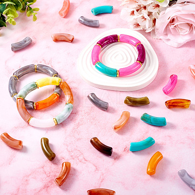 30Pcs Acrylic Beads OACR-TA0003-11-1