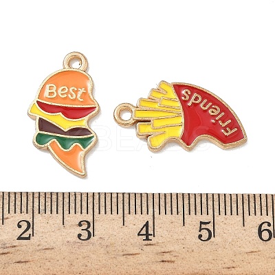 2Pcs Alloy Enamel Pendants LS-ENAM-I077-03KCG-01-1