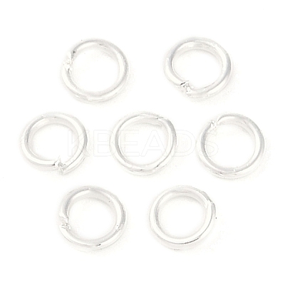 Brass Open Jump Rings KK-N254-45A-S-1