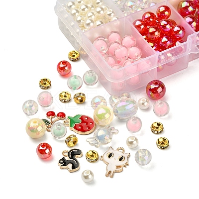 DIY Cute Stretch Bracelet Making Kit DIY-YW0005-77D-1
