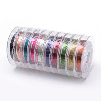 Round Copper Jewelry Wire CWIR-R005-0.3mm-M-1