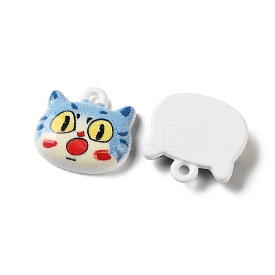Printed Alloy Charms AL-CBA91DB-07-1