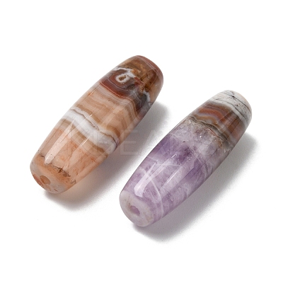 Natural Amethyst Lace Agate Beads G-A282-04-1