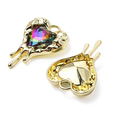 Rack Plating Alloy Glass Pendants FIND-YW0001-86A-1