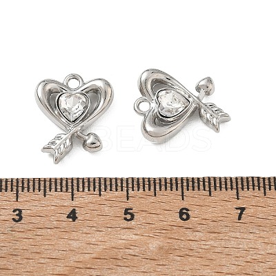 Alloy Rhinestone Pendants RB-CBA7D90-02P-1
