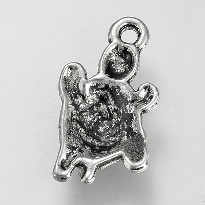 Tibetan Style Alloy Pendants TIBE-S310-009AS-LF-1