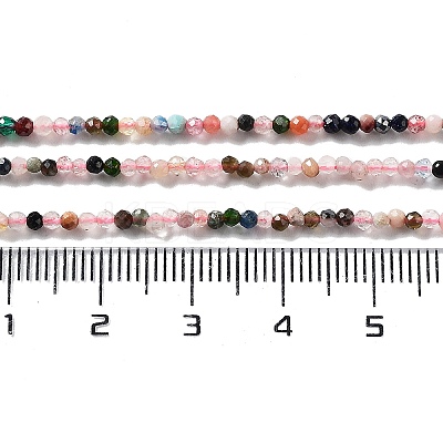 Natural Mixed Gemstone Beads Strands LS-G-F619-21-2mm-1