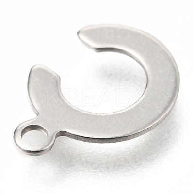 Non-Tarnish 201 Stainless Steel Charms STAS-C021-06P-C-1