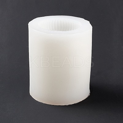 DIY Grooved Striped Pillar Candle Silicone Molds SIMO-P001-01D-1