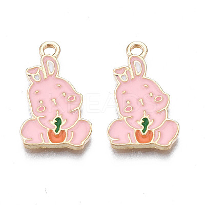 Alloy Enamel Pendants PALLOY-N170-031B-NR-1