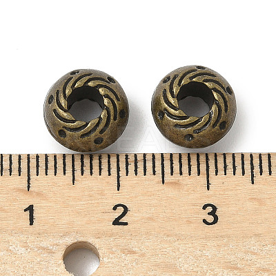 Tibetan Style Alloy European Beads LS-FIND-F012-02AB-1