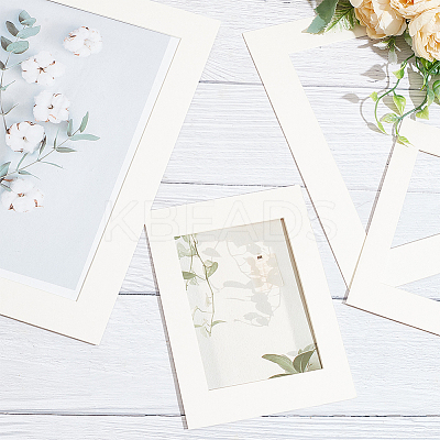16Pcs 4 Styles Rectangle Card Paper Picture Frames DIY-AN0001-27-1