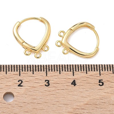 SHEGRACE Brass Hoop Earrings Findings XGR0159G-91G-1