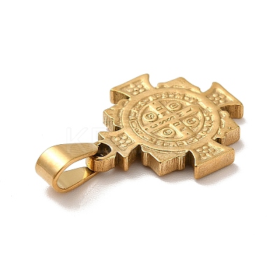 PVD Vacuum Plating 201 Stainless Steel Pendants STAS-P314-27B-G-1