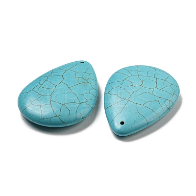 Synthetic Turquoise Big Pendants G-B070-21-1