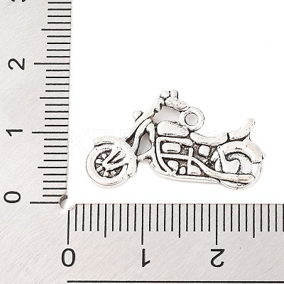 Tibetan Style Zinc Alloy Motorcycle Pendants LS-TIBEP-R334-346AS-RS-1
