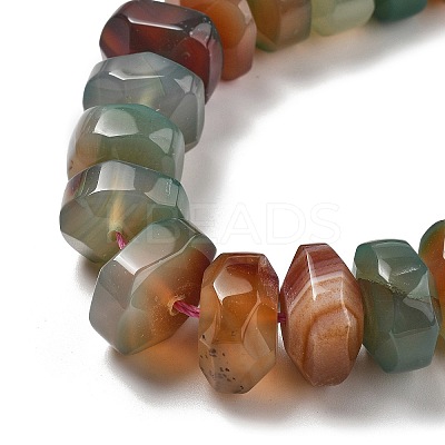 Natural Agate Bead Strands G-K392-A04-1