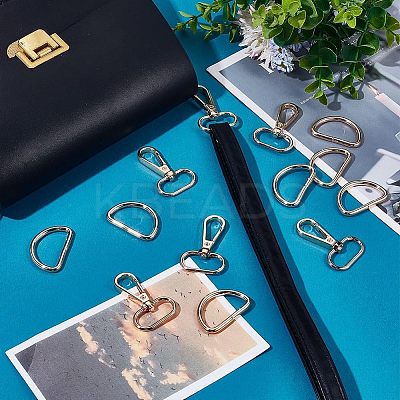 Alloy Swivel Lobster Claw Clasps FIND-BBC0003-78B-G-1