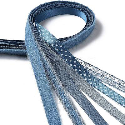 18 Yards 6 Styles Polyester Ribbon SRIB-C001-F01-1