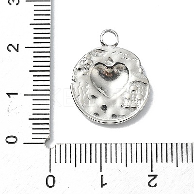 304 Stainless Steel Rhinestone Pendants STAS-L022-446P-1