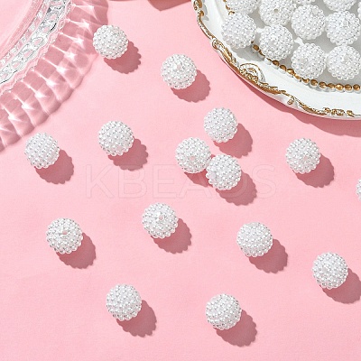 30Pcs Imitation Pearl Acrylic Beads OACR-YW0002-30E-1