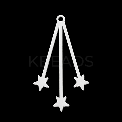 Tarnish Resistant 201 Stainless Steel Pendants STAS-S105-LA352-1-1