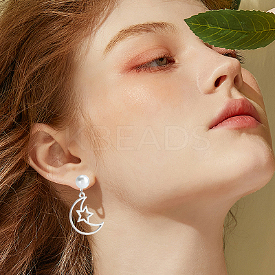 304 Stainless Steel Stud Earring Findings EJEW-SP0001-17J-1