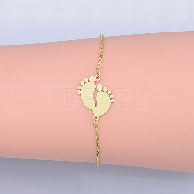 Jewelry 201 Stainless Steel Link Bracelets LS-BJEW-T011-JN505-2-1